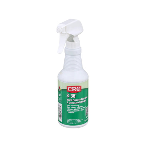 Heavy Duty Multi Purpose Lubricant And Corrosion Inhibitor Spray 16 Oz Bottle with green label and spray nozzle