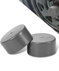 2 Pack Trailer Dust Covers 1.98 in Rubber Wheel Protectors for Cars Trailers Trucks RVs Universal Replacement Seal (Gray)