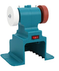 Jeffergarden Cordless Mini Bench Grinder With Two Wheels, compact bench tool with dual wheels for sharpening and polishing.