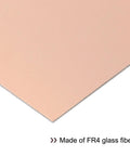 Double Sided FR4 Copper Clad PCB 200 By 150mm 0.8mm Thick Copper Plated Universal Prototype Circuit Board close-up corner