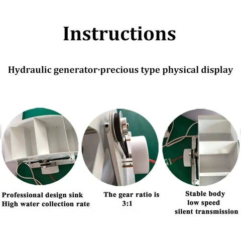 Micro Hydroelectric Generator For Outdoor Lighting Low Speed Water Turbine Disc Type Power Generator For Streams And Rivers