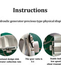 Compact Micro Hydroelectric Power Generator For Outdoor Lighting And Off Grid Power Low Speed Disc Type Water Turbine System interior close-up