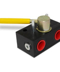 Three Way Hydraulic Diverter Valve With Rotary Selector For High Pressure Systems, 20 GPM Flow, 5000 PSI Rating, SAE 3/4-16 Ports