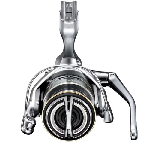 Sedona C5000XG Spinning Reel With 24.3 Lbs Max Drag And 13.3 Lbs Practical Drag, front view showing spool and handle