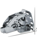 Soft Close Hydraulic Cabinet Hinges For Kitchens And Cabinets Damper Buffer Door Closer Quiet Hinge Hardware angled view