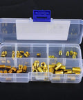 Beefy 302 Type Carbon Steel Self Tapping Thread Inserts Kit 60 Pieces High Strength Wear Resistant Threaded Inserts For Auto And Machinery Includes Multiple Sizes in plastic case