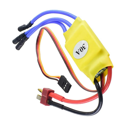 30A ESC component for 1000KV Brushless Motor and Combo for Lightweight to Medium Drones and Car Models with Flight Stability