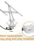 Front Left Driver Side Power Window Regulator With Motor Replacement For Toyota Corolla 2003 2004 2005 2006 2007 2008 Sedan 4 Door Direct Fit Plug And Play OE 741 505 6982002170 6982012590 Easy Install, metal assembly with motor and connector