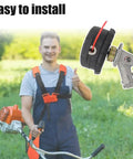 Trimmer Gear Head Replacement For Echo String Trimmers SRM 225 225i with thumbs-up by user, illustrating easy install