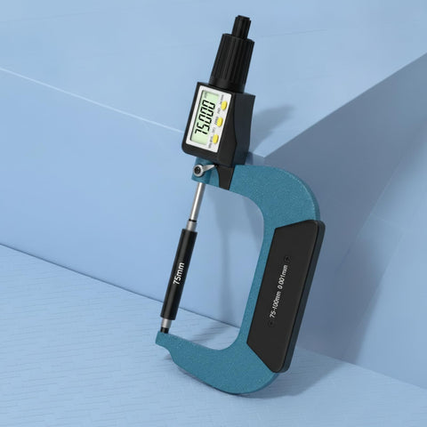 Outside Digital Caliper For Mechanics And DIYers, Ultra High Precision 0.001 mm Readout On A Clear Digital Screen, 75 To 100 mm Range