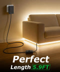 12V 3A Power Supply AC Adapter 36W Charger With On Off Switch 5.9 Foot Cable Center Positive DC Output For Electronics And Home Devices Universal 100 240V Input, 5.9ft cord on couch
