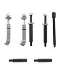 Hardcore 9 Piece Bearing Separator And Puller Tool Set steel jaws and thrust screws for removing small gears and pinions