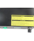 Back view of Digital 863D Soldering Preheating Station with 530W pro grade hot and cold air gun, caution label visible.