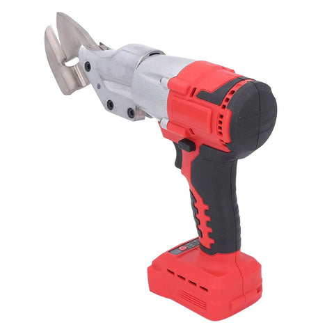 Dioche Cordless Metal Shears With 800W Brushless Motor, 18V Battery Powered Electric Sheet Metal Cutter from an angle.