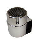 Chrome Bandit Electric Vacuum Pump 12 Volt Underhood Kit, shiny chrome finish, rotary vane design, compact size for easy installation.