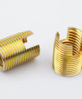 50 Piece Thread Repair Tool Kit Slotted Carbon Tapping Inserts M3 To 12 For Fixing Stripped Screws Fast In Cars Trucks Machinery And Home Projects brass thread inserts