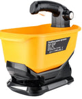 Cordless Seed And Fertilizer Power Spreader Handheld For Lawn Care With Year Round Coverage Of Grass Seed Rock Salt Ice Melt And Fertilizer Works