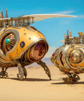 Airship Fantasy Jigsaw Puzzle For Adults, Teens, And Kids 14 Plus, Totally Relaxing Brain Boosting Entertainment That Expands Focus And Creativity, The Go To Gift For Casual Puzzlers, Beginners, And Puzzle Pros - Steampunk airship scene in a desert landscape.