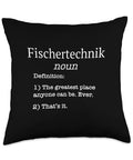 Funny Fake Definition Throw Pillow Skier Souvenir From A German Ski Town Perfect Gift For Ski Trips Snowboard Crew Or Cozy Lodge Decor For The Whole Family black spun-polyester pillow with German definition print