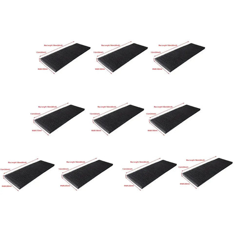 Flexible CNC Dust Guard For Milling And Engraving Machines With Accordion Shield Fits 135 To 190 Mm Blocks, multiple sizes shown