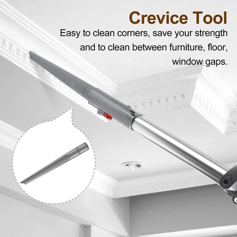 Crevice Tool And Dust Brush For Vacuum Upholstery Cleaning With 14 Inch Gap Tool Compatible With Navigator Lift Away models