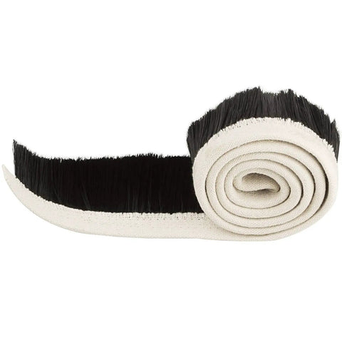Dust Shoe Brush For Engraving Machines, 70mm Nylon CNC Vacuum Cover, black rolled nylon brush, 5mm thick shield