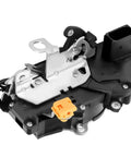 Front Left Driver Side Door Lock Actuator Motor For Chevy GMC SUVs And Trucks 2007 2008 2009 2010 2011 2012 2013 2014 Suburban Tahoe Silverado Avalanche Yukon XL Sierra Replacement, black plastic with metal bracket