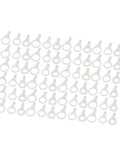 60 Pcs Bare Ring Tongue Terminals Non Insulated Wire Connectors Kit For Electrical Wiring Projects
