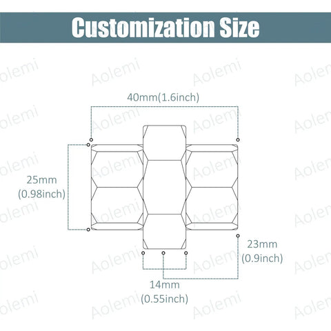 Beefy Brass Pipe Fitting Union Adapter 1/2 Inch NPT Female To 1/2 Inch NPT Female 2 Pack Heavy Duty No Fuss Corrosion Resistant High Strength Threads Easy Install Plumbing Coupling size diagram with 40mm and 25mm dimensions