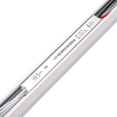 Hyuduo LED Wall Sconce 36W, 3000K Warm White Long Bar for Indoor with power supply and wiring connectors visible.