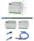 Pro Grade Mach CNC Motion Control Driver Card Breakout Board For 3 4 6 Axis Or Ethernet, 2000KHz Speed with cables and dimensions