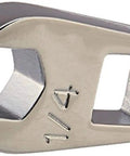 Quarter Inch Drive Crowfoot Wrench Open End For Tight Spaces Grab And Go Hand Tool close-up side view