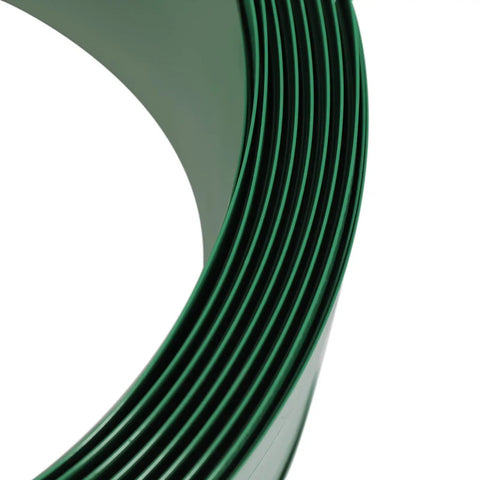 Close-up of packing belt from Banding Strapping Kit with Tensioner and Sealer, Steel Cast Aluminum Tool, Heavy Duty Industrial Grade