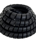 Spiral Wrap Hose Protector 1.58 Inch OD 12 Foot Pre Cut Lengths Heavy Duty Shield For Hydraulic And Pneumatic Hoses