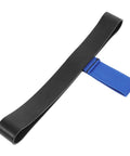 Scuba Tank Carrier Strap With Durable Neoprene Fastening Band black strap and blue clip secure dive gear