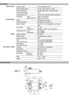 Technical specifications for Built Like A Tank For HVAC Airflow Control Using 24 Volt AC DC Power, including dimensions and electrical data.