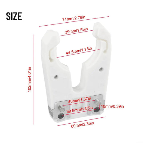 Killer Grip Bt30 Tool Holder Clamp Claw With Abs Plastic Gripper Jaw For Atc Automatic Tool Changer Bending Resistant Centering Claw For Cnc Router And Engraver Parts