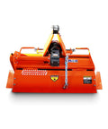 Category 1 Three Point Tiller Attachment For Tractors, PTO Driven Cultivator with 540 RPM Gearbox, front view