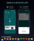 App interface for Thermal Imaging Camera For Android With 512x384 Super Resolution And 25Hz Refresh Rate From Minus Four To One Thousand Twenty Two Fahrenheit Infrared Imaging For Android Phones And Tablets.