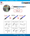 Diagram of Cool Running Grip Solder Handpiece Conversion Kit With ESD Safe Micro Soldering Iron for FM 203 206 FX951