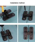 Installation process for Heavy Duty Stainless Steel Flip Hasp Latch With Foolproof Auto Return Action on barn doors.