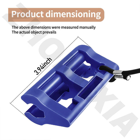 4 Inch Outboard Steering Stop Lock Pair For Hydraulic Steering Keeps Your Outboard From Wobbling Or Swinging Side To Side, Stabilizes Movement, And Protects During Transport And Towing Navy Blue