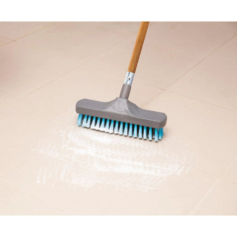 Badass Heavy Duty 54 Inch Replacement Wood Broom Handle With Threaded Metal Tip And Smooth Lacquer Commercial Grade Tough Stick sweeping floor.