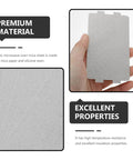12 Pcs Microwave Mica Plates Heat Resistant Insulation Sheets Anti Oil Pads showing premium material and properties