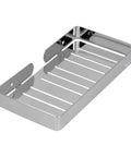 Stainless Steel Wall Mounted Soap Dish With Self Draining Design, Rustproof Bathroom Tray For Shower Or Sink, Durable Organizer For Home, Hotel Or Homestay, Includes Handy Tool Kit, wall-mounted slotted soap tray