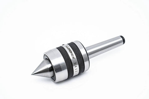 MT2 Morse Taper Live Center for Lathe 2MT Beefy Medium Duty with Triple Bearing, 5000 RPM, hardened to 61-65 Rockwell, 60-degree point
