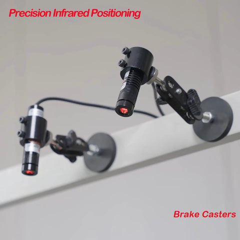 16x24 Inch Dual Station Pneumatic Heat Press infrared laser positioning system