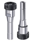 Durable R8 Er Tool Handle With Secure Grip For Milling Machine Parts And Lathe Chuck, shown in spring steel for precision work.