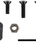 Quick Detach Swivel Stud Base Adapter Kit Built From Black Phosphated Steel With Electrophoresis Finish Includes Nuts Screws Allen Key