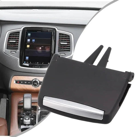 Front Air Conditioning Vent Clip Repair Kit for Volvo XC90 2019 2020 2021 2022 2023 Easy Install Replacement Durable Auto Air Vent Outlet Tab Clip Premium Quality Materials Direct Fit Plug and Play, black vent clip